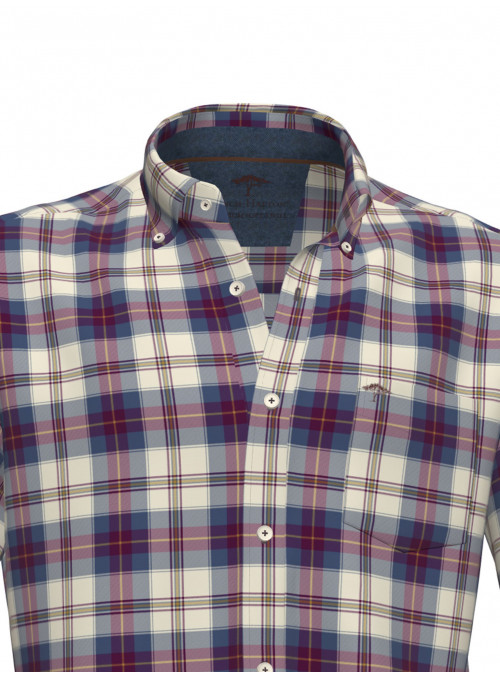 Shirt in check pattern with...