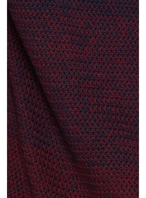 Knit sweater in melange optics