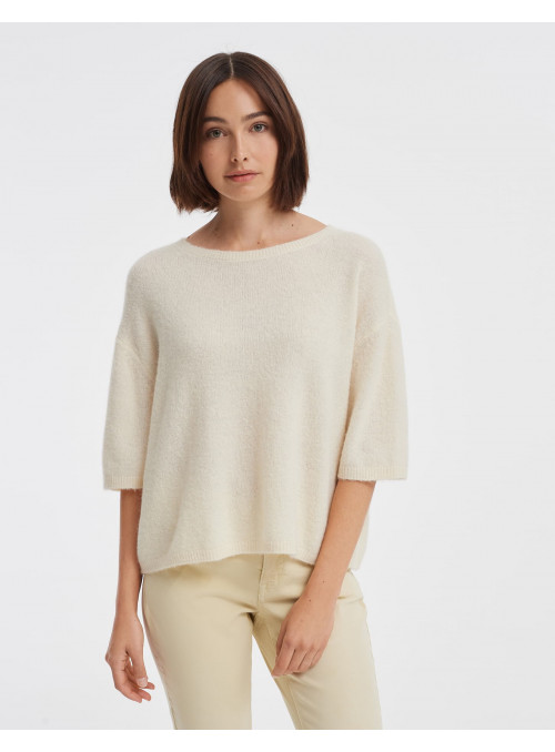 3/4 sleeve Sweater with...