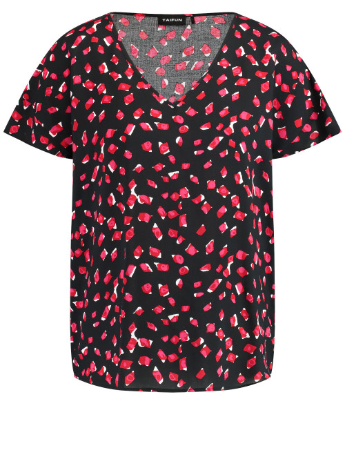 Blouse à manches courtes...