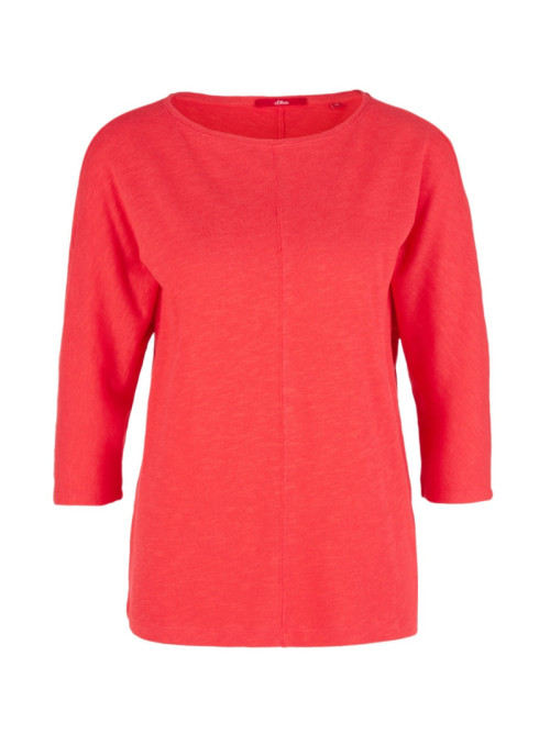 Jersey shirt with 3/4 sleeves