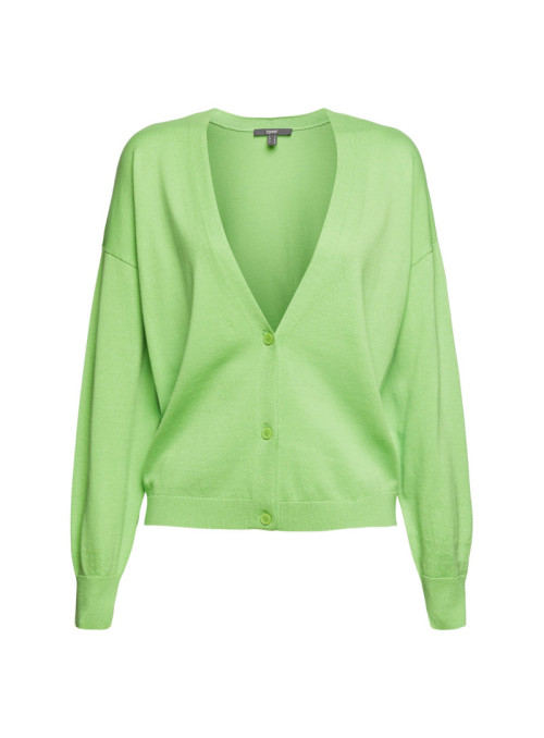 Cardigan with V-neck