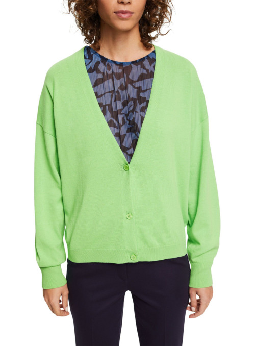Cardigan with V-neck