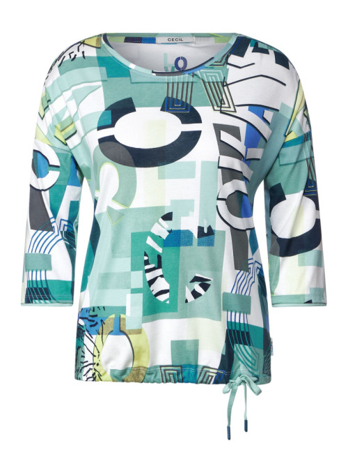 Wording AOP Smock Shirt