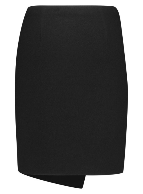Short skirt in wrap look