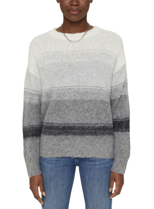 Striped knit sweater