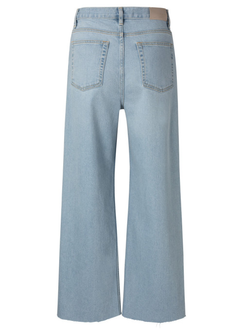 High waist jeans with wide leg