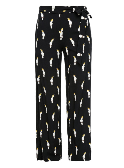 Marlene pants with parrot...