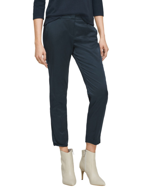 Slim ankle leg-Satinhose