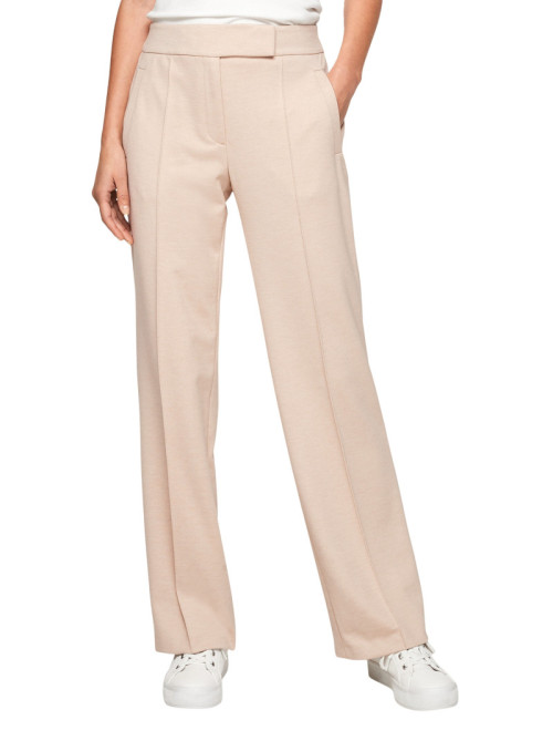 Pantalon large à plis