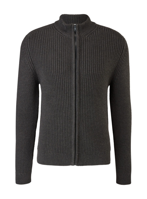Strickjacke mit Reißverschluss