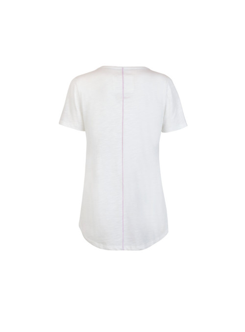 T-shirt avec col en V et...