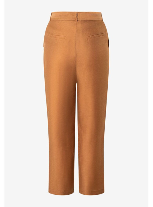 Shiny Linen Mix Pants