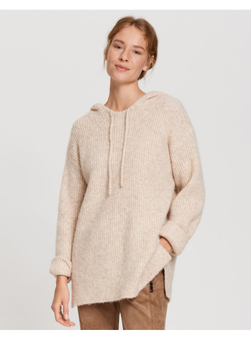 Pull long en tricot avec...