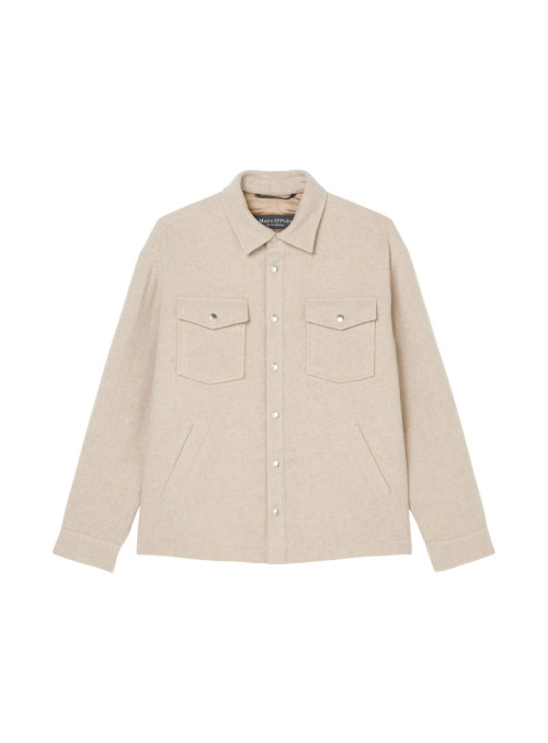 Jacket, wool, box shape,...