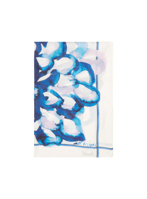 Bandana, cupro, printed
