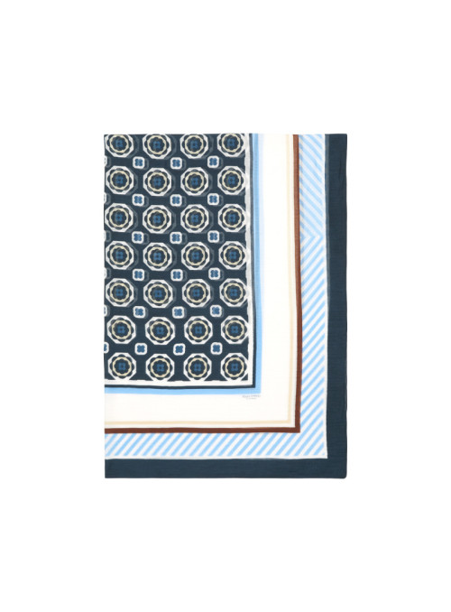 Shawl, woven, cotton-modal,...