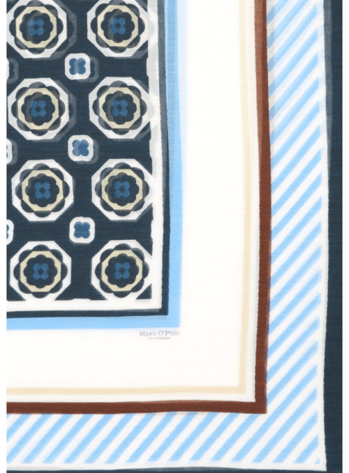 Shawl, woven, cotton-modal,...