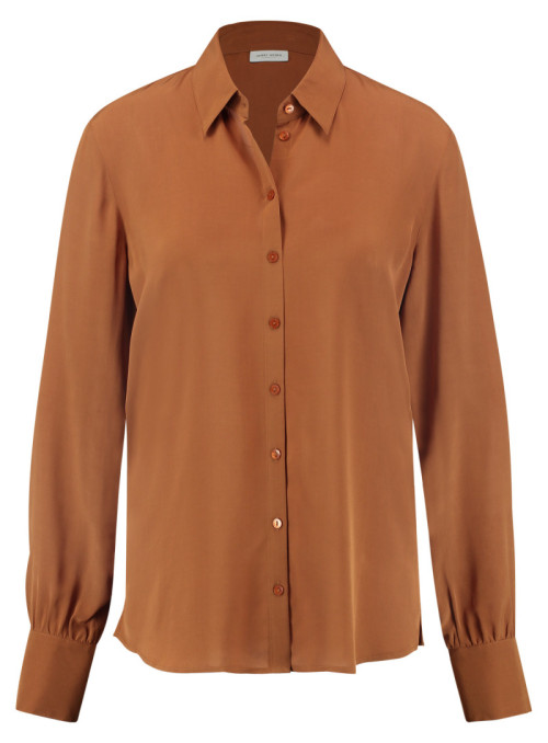 Blouse à col chemise et...