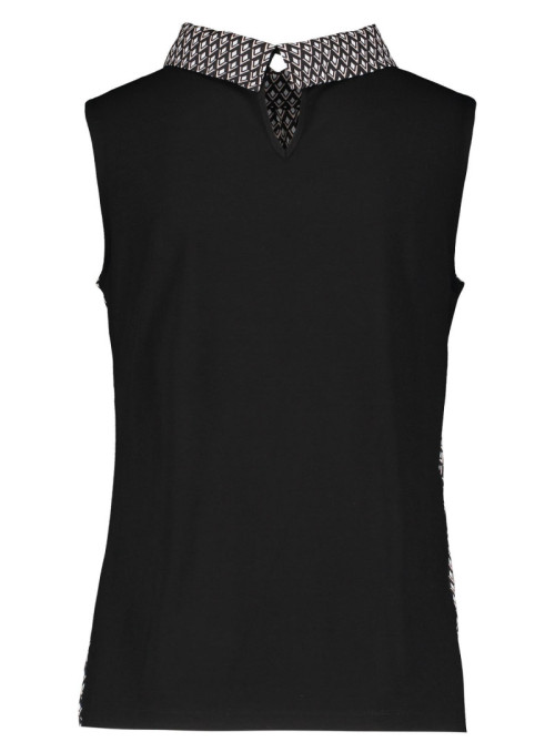 Sleeveless blouse with...
