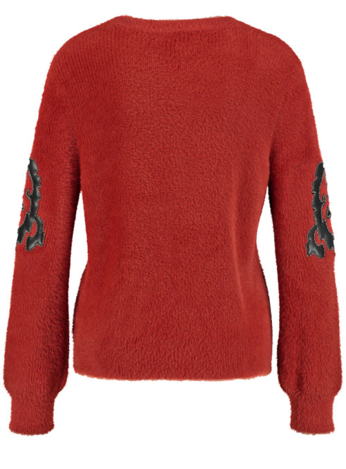 Pull avec détails en...