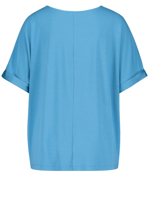 T-shirt en mélange de matières