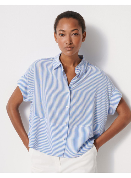 Chemise courte à rayures ZARKO