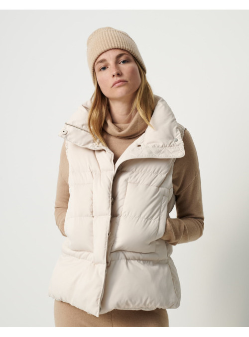 Quilted vest VEELUNA with...