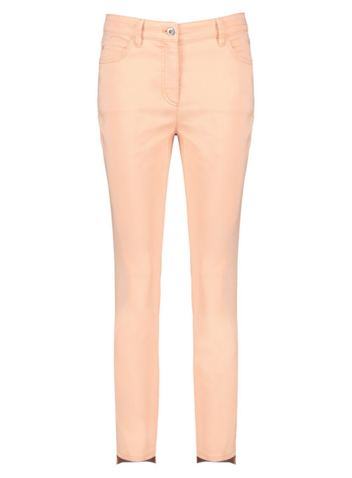 Mid-waist trousers with...