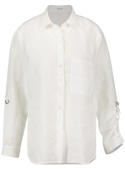 Blouse à col chemise et...