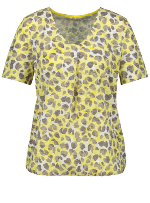 Patterned T-shirt with...