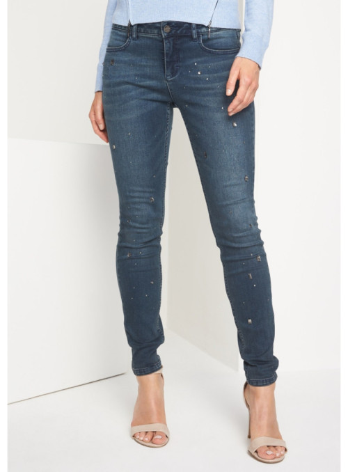 Jeans taille basse avec...