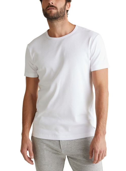 T-shirt côtelé en jersey de...
