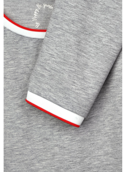 Sweatshirt with color details