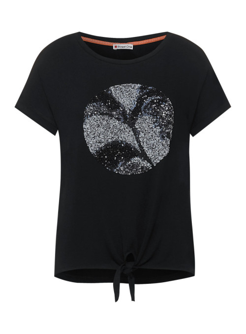 T-shirt with sequin print...