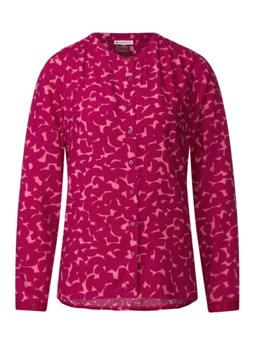 LTD QR Buttoned printblouse w