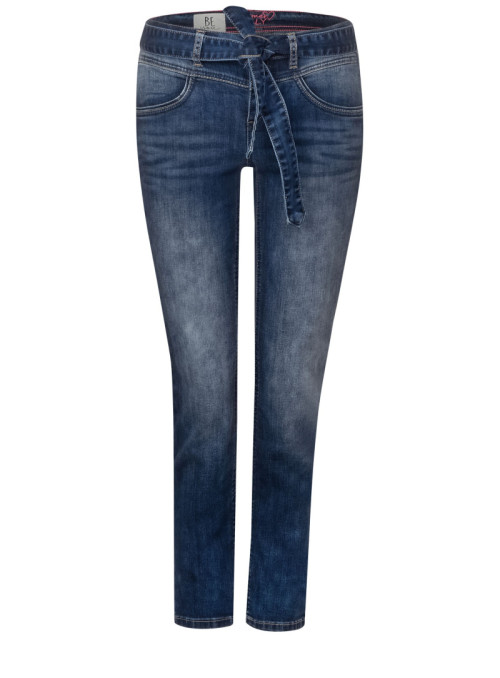 Mid waist Paperbag Style Jeans