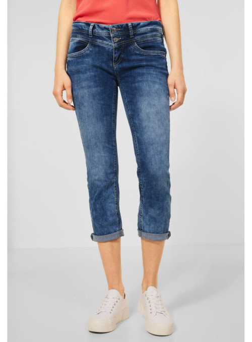 Verkürzte Casual Fit Jeans 