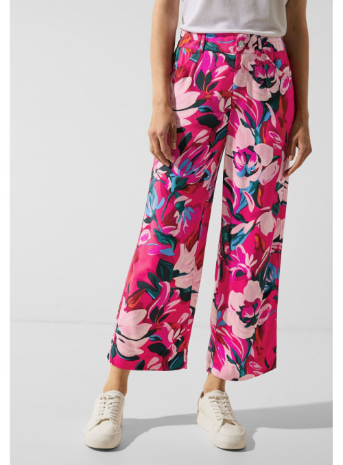 LTD QR WIDE LEG Print Viscose
