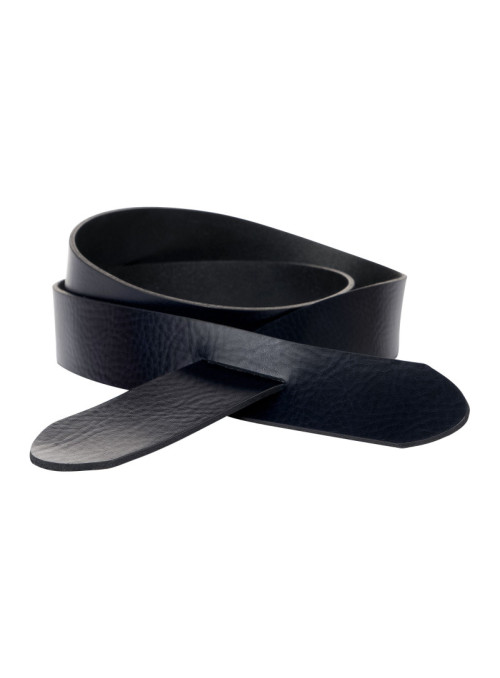 Genuine leather belt to tie