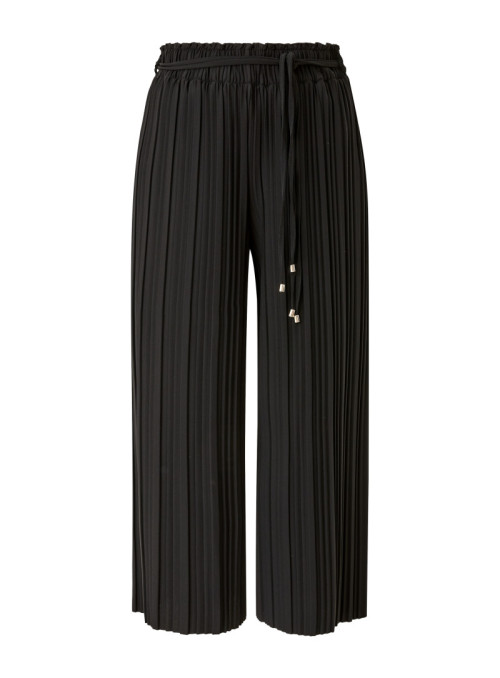 Culotte pants with pleats