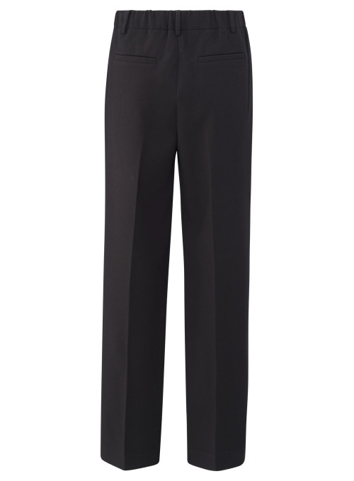 Woven wide leg trousers with s