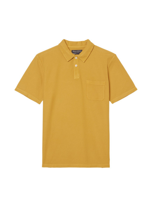 Polo with mesh structure,...