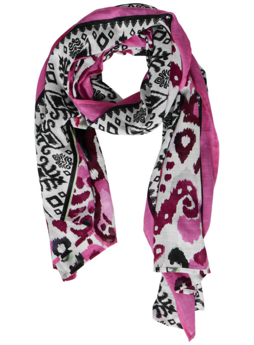 Print Scarf And Pouch
