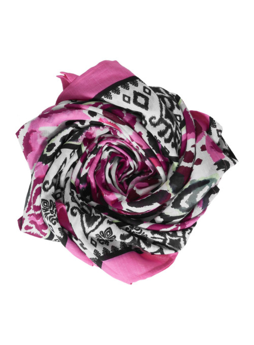 Print Scarf And Pouch