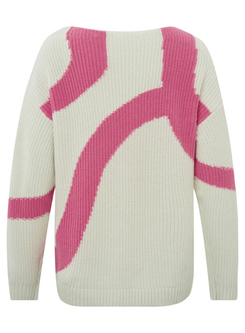 Sweater with jacquard