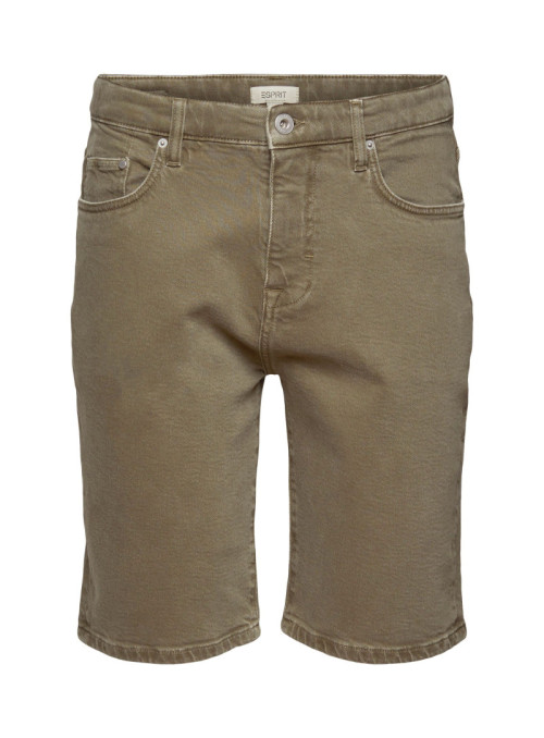 Recycled cotton denim shorts