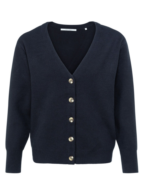 Cropped cardigan with...