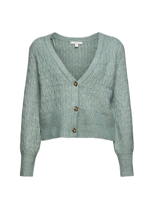 Cardigan with V-neck