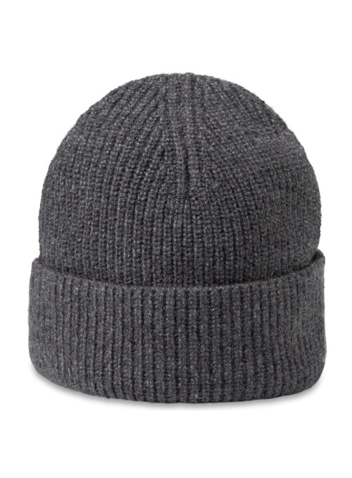 Knitted hat with soft lurex